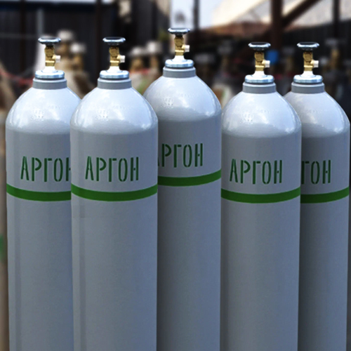 Аргон в баллонах